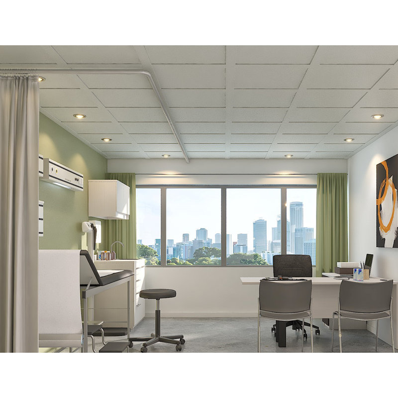 Embassy Ceilings 80 Sq. ft. Suspended Ceiling Tile and Grid Kit